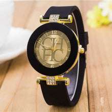 Load image into Gallery viewer, 2018 New simple leather Brand Geneva Casual Quartz Watch Women Crystal Silicone Watches Relogio Feminino Wrist Watch Hot sale