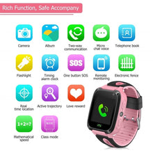 Load image into Gallery viewer, 2019 CUTE Smart Watch S4 Kids Smart Watch Phone, LBS/GPS SIM Card Child SOS Call Locator Camera Screen