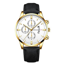 Load image into Gallery viewer, 2020 Luxury Mens Watch Fashion Sport Wrist Watch Alloy Case Leather Band Watch Quartz Business Wristwatch calendar Clock