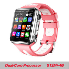 Load image into Gallery viewer, 696 4G GPS Wifi location Student/Kids SmartWatch Phone H1/W5 android system clock app install Bluetooth Smart watch 4G SIM Card