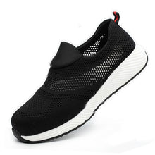 Load image into Gallery viewer, Breathable Safety Shoes Men Boots Anti-Smashing Construction Work Sneakers Lightweight Steel Toe Cap Work Safety Boot For Men