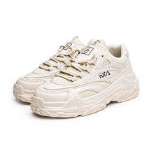 Load image into Gallery viewer, Casual shoes men's mesh face men's flat bottom trend thick bottom daddy shoes fashion breathable shoes lace up wear-resistant