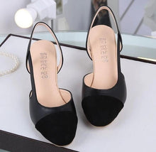Load image into Gallery viewer, Women Sandals Women Shoes Woman 2020 New Fashion Spring Summer Mixed Colors Ladies Square toe High Heel Elegant Sandals Female