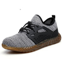 Load image into Gallery viewer, Work safety boot air mesh safety shoes male steel toe boots men puncture-proof indestructible work sneakers shoes free shipping