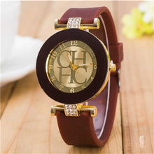 Load image into Gallery viewer, 2018 New simple leather Brand Geneva Casual Quartz Watch Women Crystal Silicone Watches Relogio Feminino Wrist Watch Hot sale
