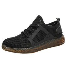 Load image into Gallery viewer, 2020 Men&#39;s Breathable safety Shoes Outdoor Indestructible Anti-smashing Steel Toe Lightweight Sneaker Ryder Work Shoes
