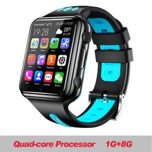 Load image into Gallery viewer, 696 4G GPS Wifi location Student/Kids SmartWatch Phone H1/W5 android system clock app install Bluetooth Smart watch 4G SIM Card
