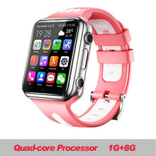 Load image into Gallery viewer, 696 4G GPS Wifi location Student/Kids SmartWatch Phone H1/W5 android system clock app install Bluetooth Smart watch 4G SIM Card
