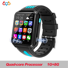 Load image into Gallery viewer, 696 4G GPS Wifi location Student/Kids SmartWatch Phone H1/W5 android system clock app install Bluetooth Smart watch 4G SIM Card
