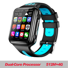 Load image into Gallery viewer, 696 4G GPS Wifi location Student/Kids SmartWatch Phone H1/W5 android system clock app install Bluetooth Smart watch 4G SIM Card
