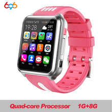 Load image into Gallery viewer, 696 4G GPS Wifi location Student/Kids SmartWatch Phone H1/W5 android system clock app install Bluetooth Smart watch 4G SIM Card
