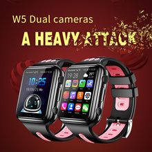 Load image into Gallery viewer, 696 4G GPS Wifi location Student/Kids SmartWatch Phone H1/W5 android system clock app install Bluetooth Smart watch 4G SIM Card
