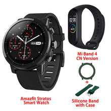 Load image into Gallery viewer, Amazfit Stratos Smart Watch GPS 5ATM Waterproof 2.5D GPS Heart Rate Monitor Sport Swimming Smartwatch Xiaomi Ecosystem Product
