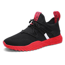 Load image into Gallery viewer, BomKinta Men Sneakers Breathable Yellow Red Men Vulcanized Shoes Male Air Mesh Lace up Wear-resistant Shoes Tenis Masculino
