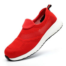 Load image into Gallery viewer, Breathable Safety Shoes Men Boots Anti-Smashing Construction Work Sneakers Lightweight Steel Toe Cap Work Safety Boot For Men
