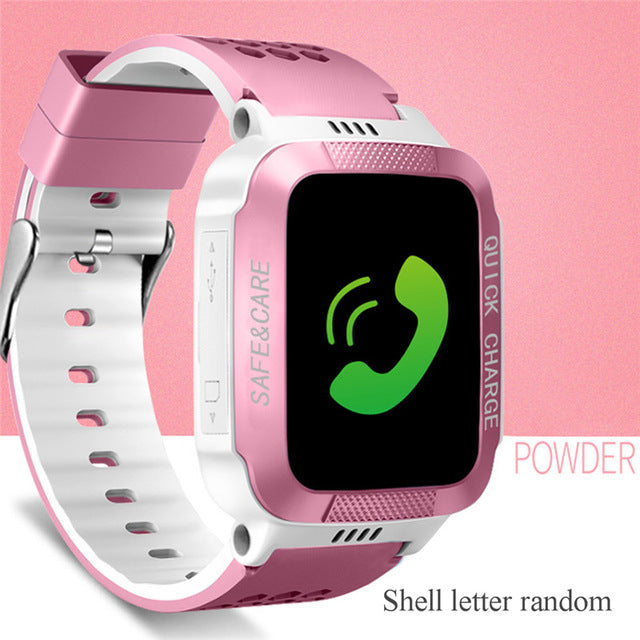 Children Smart Watch Touch Screen LBS Positioning Tracker Monitor Voice Monitoring Phone For Kid Safety Perfect Gift For Kid SOS